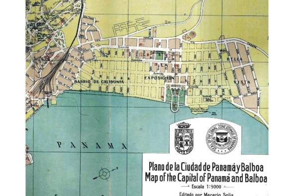 El plano de la ciudad de Panamá editado por Macario Solís, que es de probablemente 1930, muestra el trazado vial de lo que es hoy el corregimiento de Calidonia. Se puede observar el trazado propuesto para la avenida Balboa y cómo la línea de costa en el sector de El Marañón, se encontraba más retirada que en la actualidad.