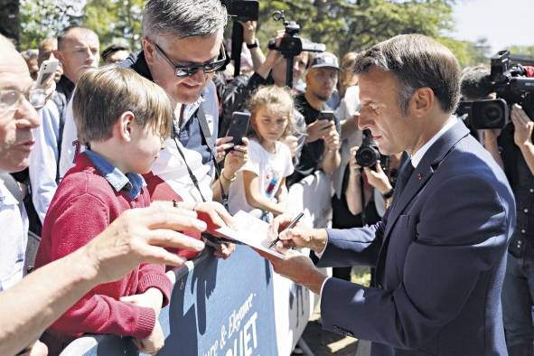 El presidente de Francia, Emmanuel Macron.