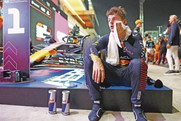 Max Verstappen, luego de finalizar el GP de Catar.