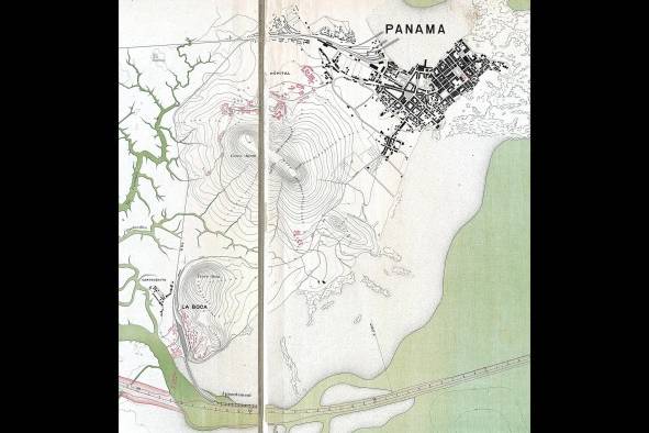 Para 1899, en el poblado de La Boca de Río Grande, la Compañía del Ferrocarril había construido un muelle de 300 metros de largo y 26 pies de calado para el atraco de barcos de mayor calado. La ubicación del poblado está en el extremo izquierdo del mapa.