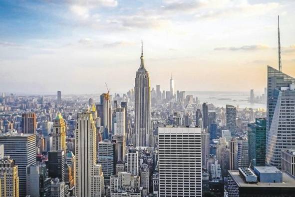 Vista de la ciudad de Nueva York, Estados Unidos