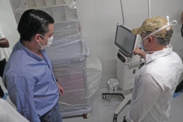 El centro hospitalario fue instalado durante la pandemia por covid-19.