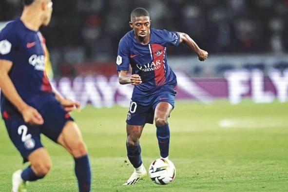 El delantero del PSG Ousmane Dembélé