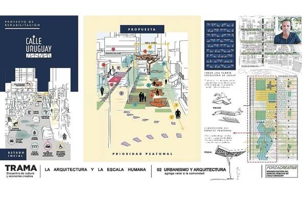 Los panelistas desarrollaron un intercambio de ideas sobre el campo de la arquitectura y algunos proyectos que se encuentran en desarrollo.