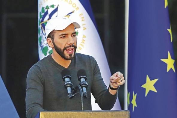 El presidente de El Salvador, Nayib Bukele.