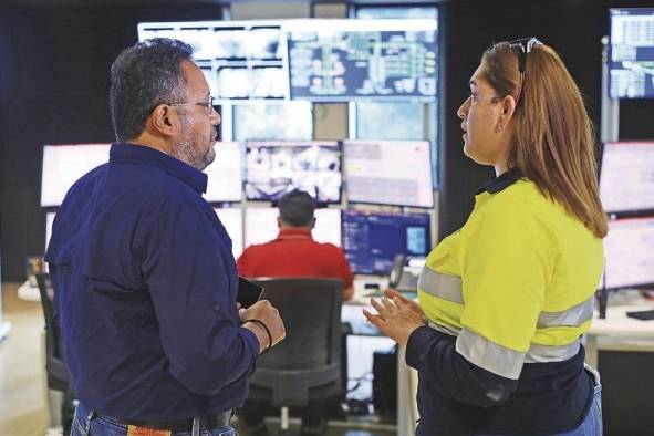 Minera Panamá trabaja con tecnología de alta gama.