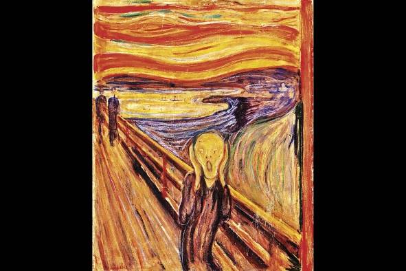 Otro ícono fundamental a la hora de hacer un recuento de la demencia en la historia del arte es Eduard Munch y su famoso 'Grito', pintado en 1893.