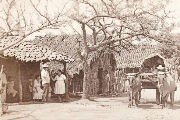 Escena de Los Santos, interior del país.