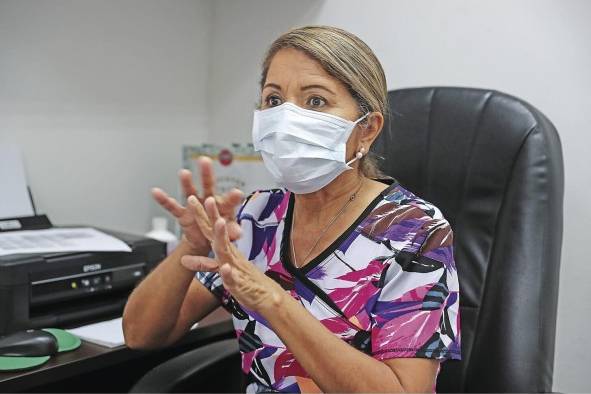 Anabel Navarro, jefa de Salud Pública de Panamá Norte.