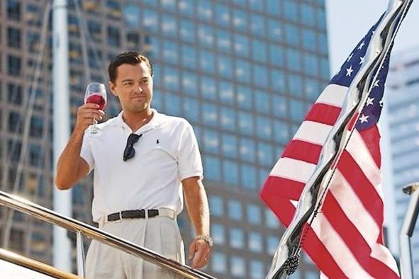 Leonardo DiCaprio en 'El lobo de Wall Street'