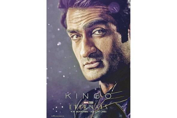 Kumail Nanjani hace su debut en el mundo Marvel como Kingo.