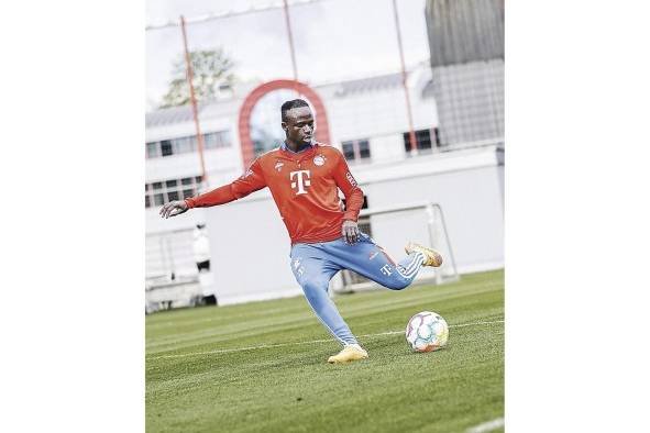 Sadio Mané durante un entrenamiento.