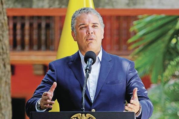 El presidente de Colombia, Iván Duque