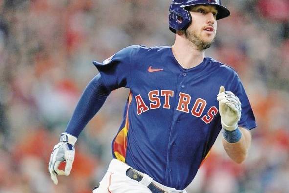 Kyler Tucker es clave en la ofensiva de los Astros de Houston.