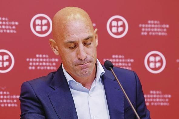 El presidente de la Federación Española de Fútbol, Luis Rubiales