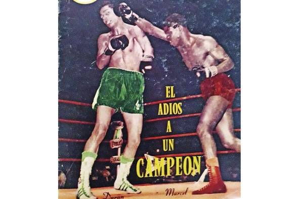 Roberto Durán (Izq.) y Ernesto Marcel pelearon el 16 de mayo de 1970, hace 50 años, logrando el primero la victoria antes del límite.