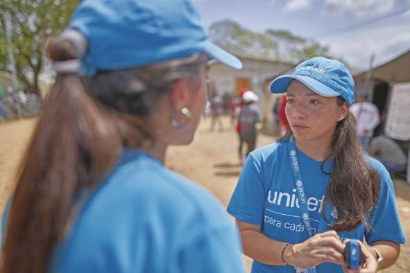 Margarita Sánchez migró desde Colombia a Estados Unidos debido a la inseguridad.