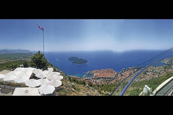 Vista desde El Monte al que se llega en funicular