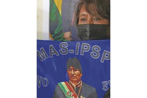 El MAS respalda a Evo Morales.