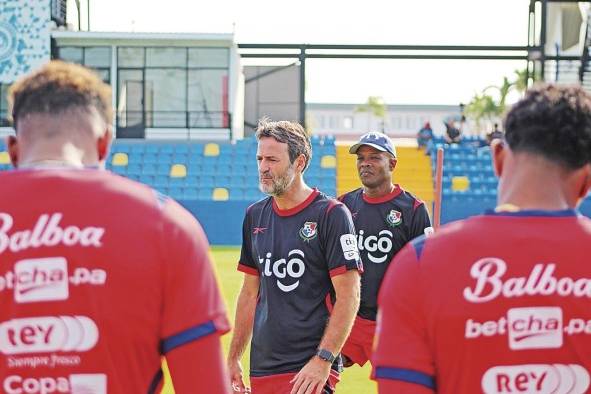 El técnico de la selección de Panamá Thomas Christiansen.