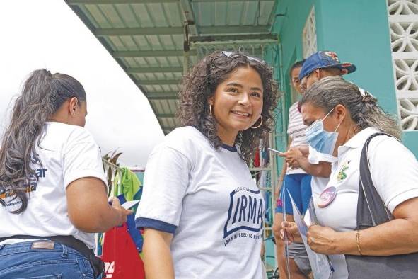 La abogada Irma Hernández, pre candidata a alcalde de San Miguelito, por la Libre Postulación.