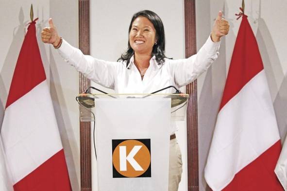 Keiko Fujimori, candidata a presidente de Perú