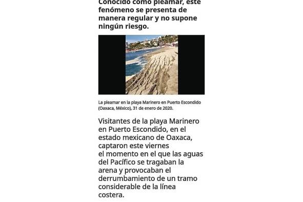 Playa, a consulta pública con poca información técnica