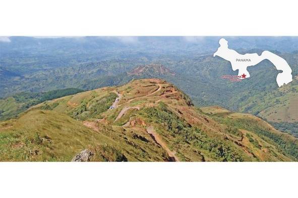 Vista panorámica de Cerro Quema ubicado en la provincia de Los Santos, Panamá