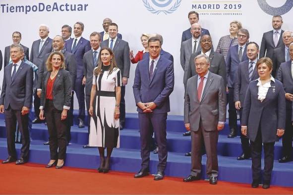 Cincuenta jefes de Estado y de gobierno participan en la COP25.