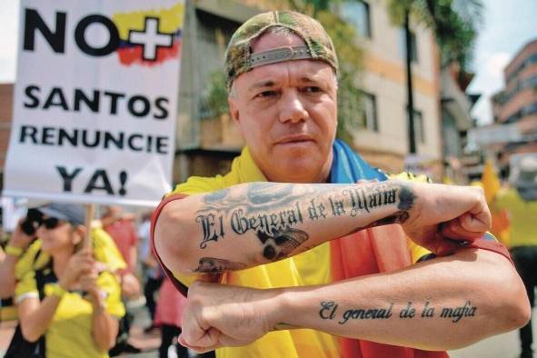 Popeye se autodenominaba el 'General de la Mafia' y asistía a protestas ultraderechistas.