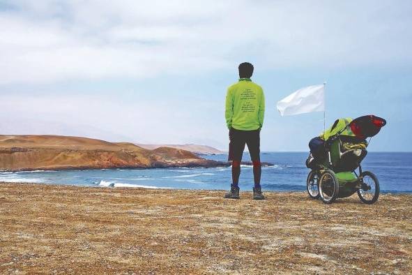 Desde muy joven, Mulget Amaru se propuso correr por la paz mundial a través del continente.