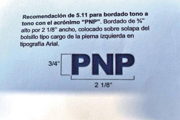 Los artículos de uso policial exclusivo requieren de permisos internacionales