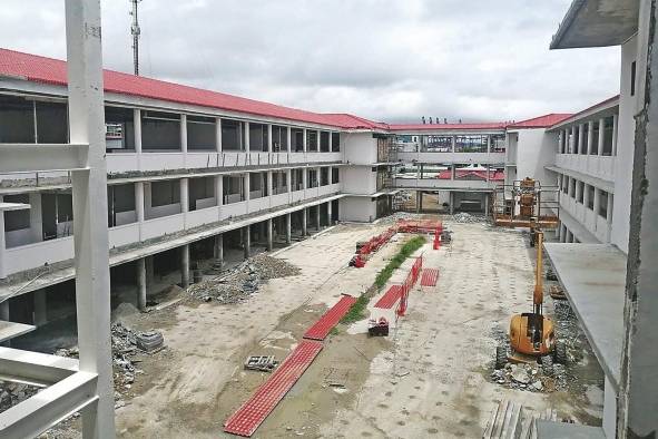 El espacio que ocupaba el gimnasio del colegio, ahora será utilizado como auditorio para unas 300 personas.