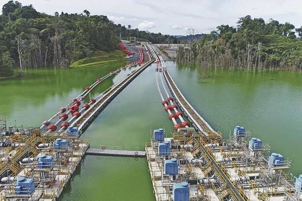 El 78% del agua total es recirculada. Se capta en las instalaciones de la mina proveniente de las pozas y de la instalación de manejo de relaves.