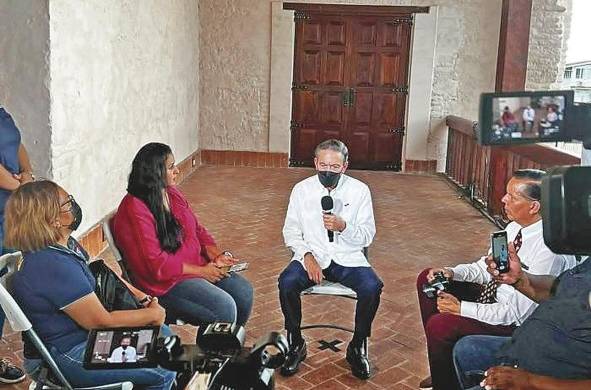 Cortizo hizo las declaraciones durante el encuentro con los medios de comunicación en su gira de trabajo por Portobelo, Colón.