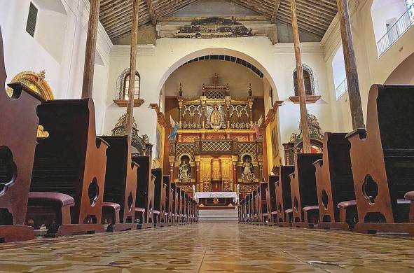 La iglesia Nuestra Señora de La Merced es uno de los templos que conserva de mejor manera su estructura original.