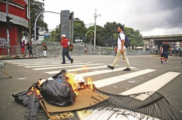 Las protestas suceden en diversas zonas del país desde Chiriquí hasta Panamá este.