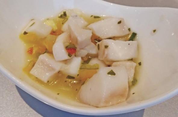 Ceviche de cobia