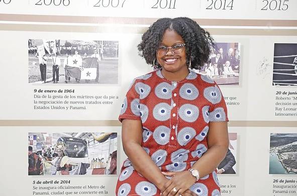 Mibzar Powell, presidenta de Fundación Red de Jóvenes Afropanameños