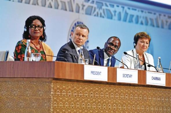 la Asamblea Anual del Fondo Monetario Internacional (FMI) y el Banco Mundial se celebra esta semana en Marrakech
