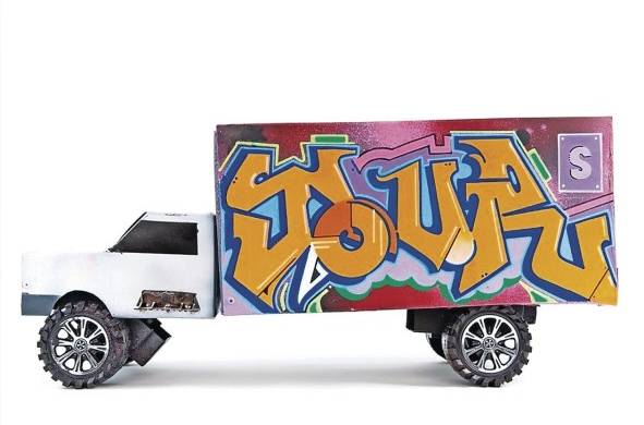 'Grafiti truck'. Diversas exhibiciones se han llevado a cabo en galería Grid, en pro de la sostenibilidad artística.