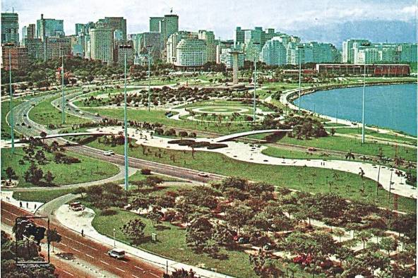 Jardines del Aterro do Flamengo, Río de Janeiro, Brasil.