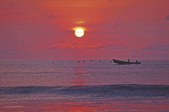 Playa El Rompío, ubicada en la provincia de Los Santos