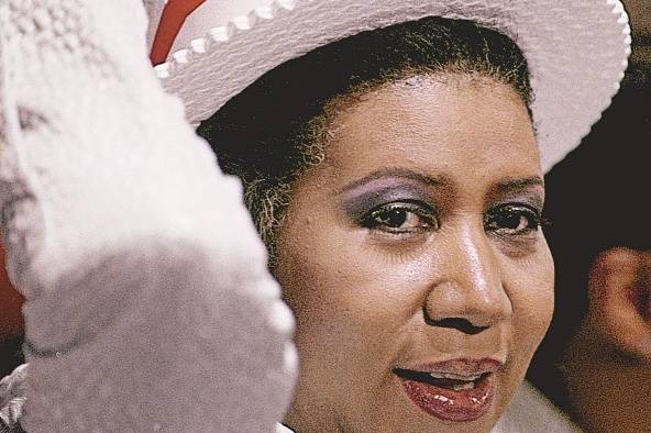 El ranking lo abre Aretha Franklin, la máxima exponente del 'soul'.