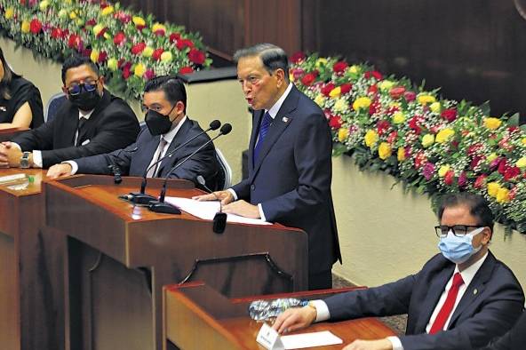 En su discurso, el presidente Cortizo dijo que su gobierno es, ha sido y será un gobierno de puertas abiertas, en el que se respeta a los que están de acuerdo y a los que no están de acuerdo con diversos temas de interés nacional.