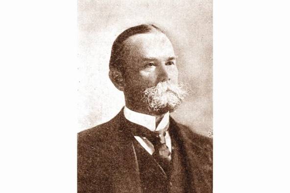 John Hay, secretario de Estado de los Estados Unidos.