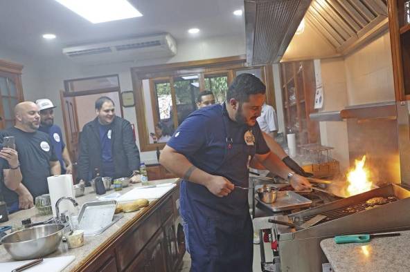 El chef Bhansi, durante el concurso