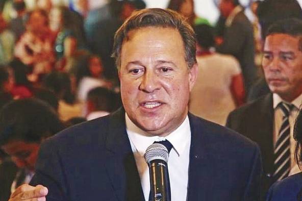 Expresidente Juan Carlos Varela