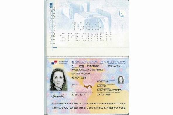 El penúltimo diseño de pasaporte se realizó en 2014