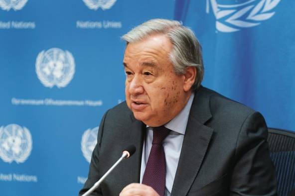 El secretario general de la ONU, António Guterres